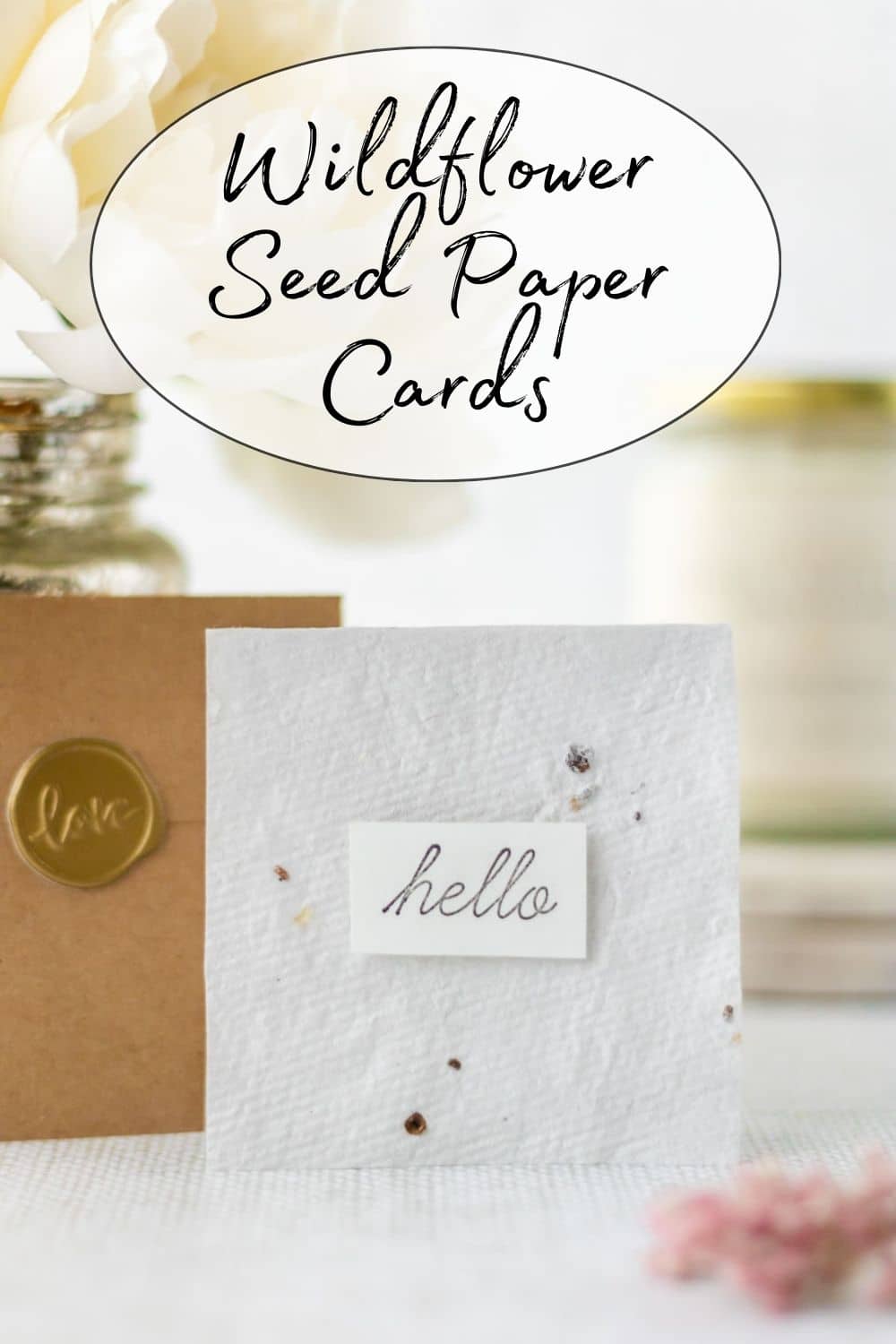 Wildflower Seed Paper Cards · Nourish and Nestle