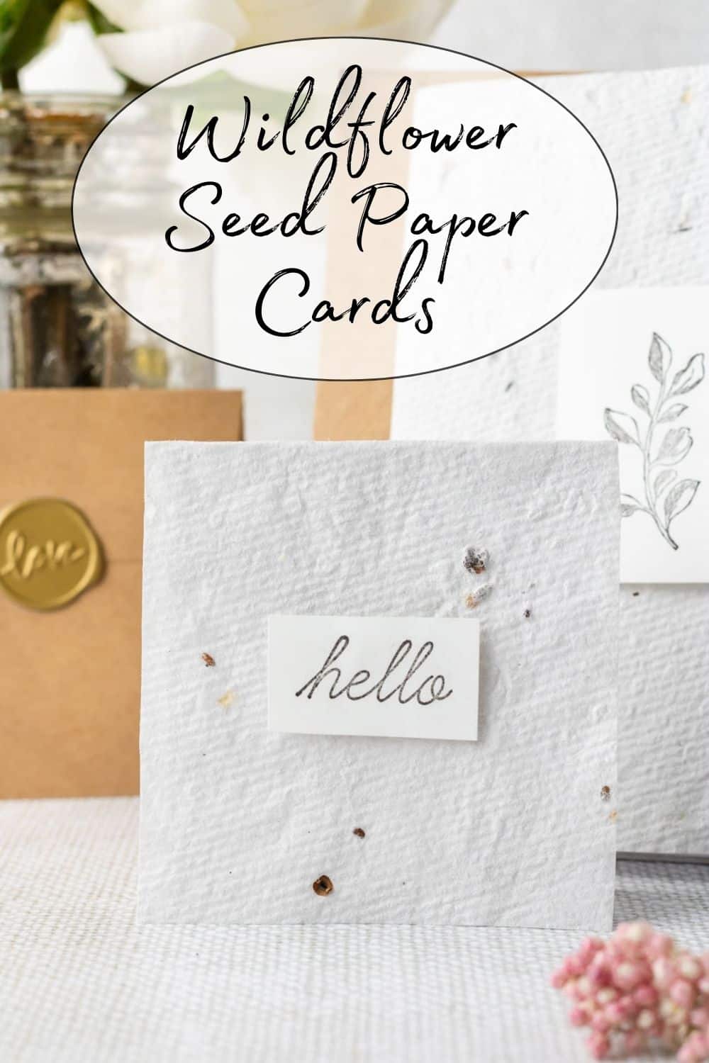 Wildflower Seed Paper Cards · Nourish and Nestle