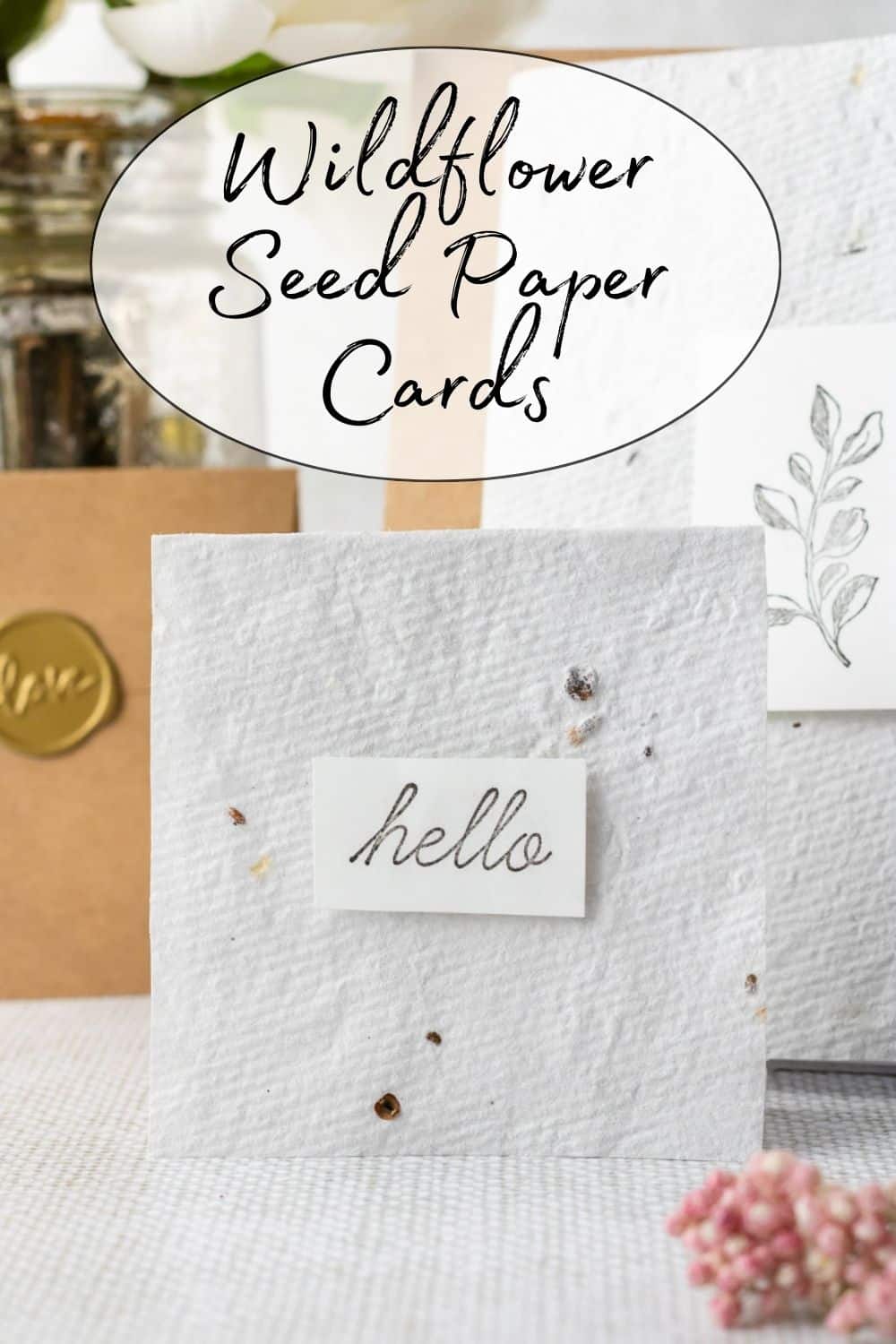 Wildflower Seed Paper Cards · Nourish and Nestle