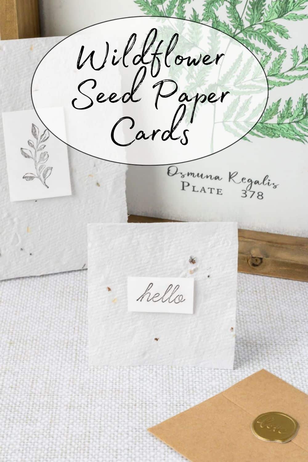 Wildflower Seed Paper Cards · Nourish and Nestle