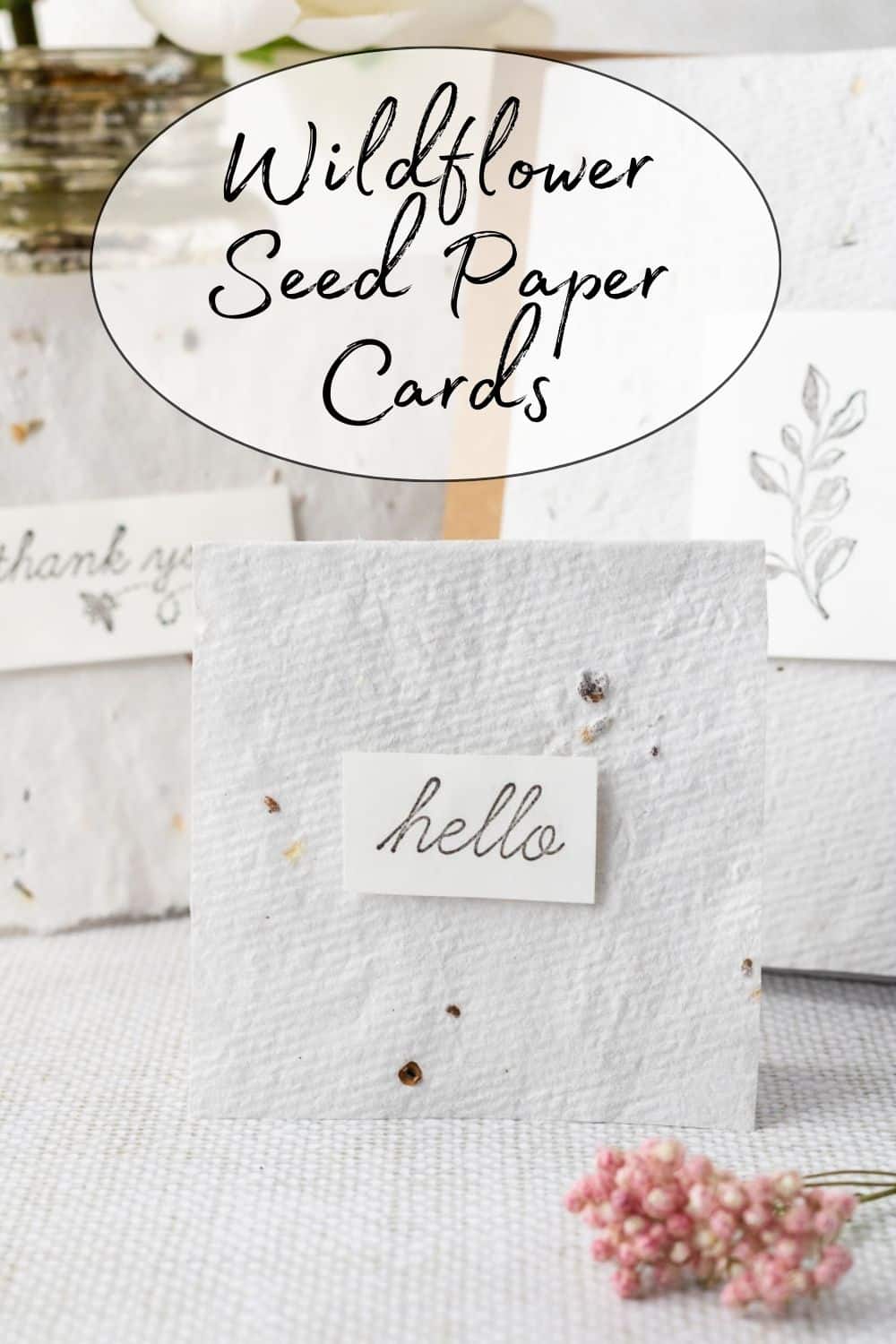 Wildflower Seed Paper Cards · Nourish and Nestle