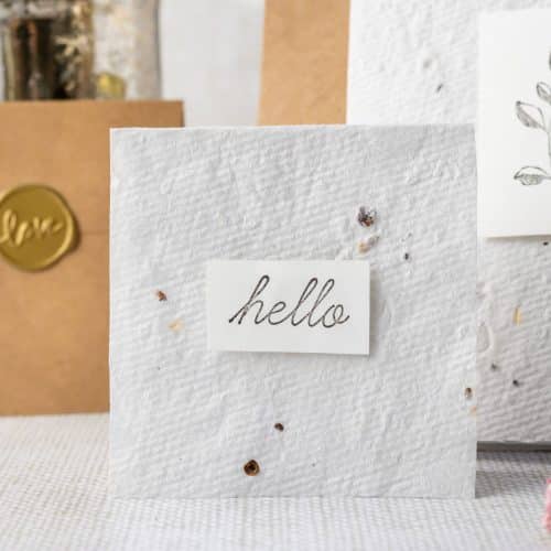 Seed paper cards.