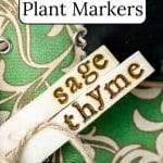 Polymer Clay Plant Markers.