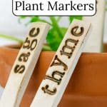 Polymer Clay Plant Markers