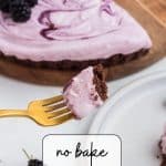 No-Bake Blackberry Tart