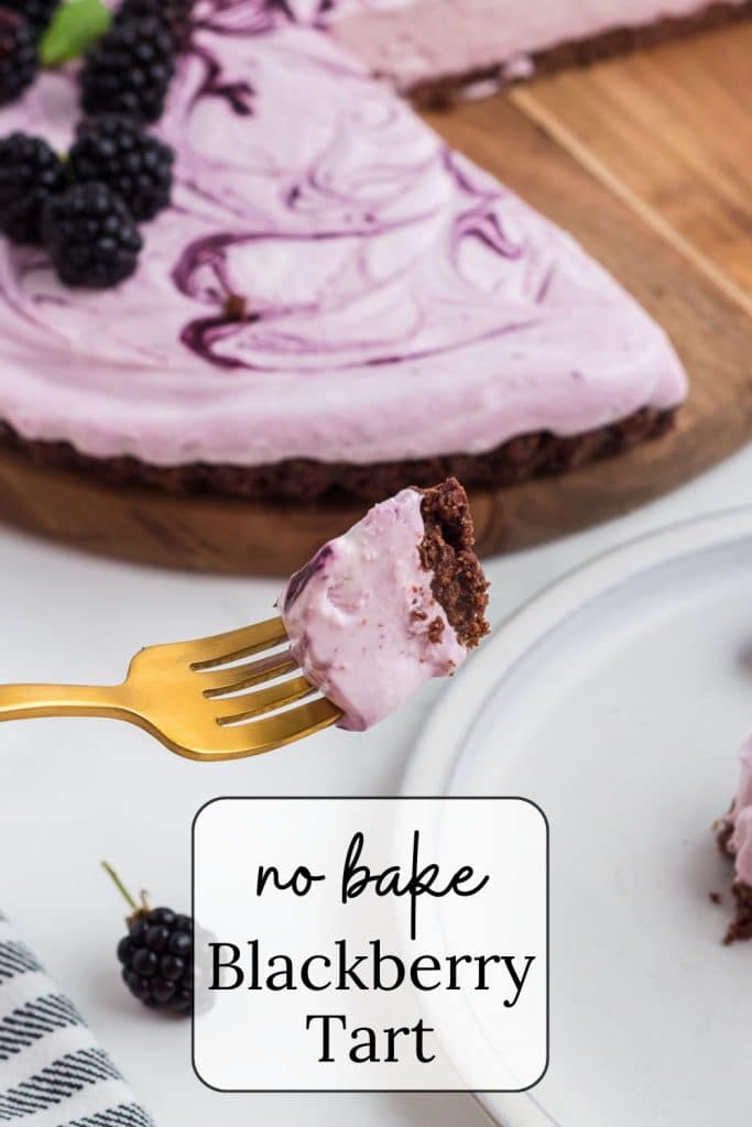 No-Bake Blackberry Tart