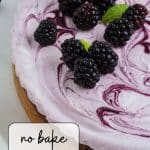 No-Bake Blackberry Tart