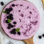 No-Bake Blackberry Tart