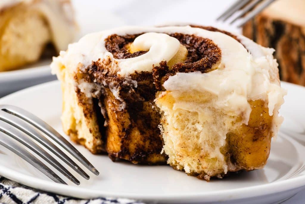 Iced Sourdough Cinnamon Rolls