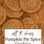 A plate of Pumpkin Pie Spice Cookies