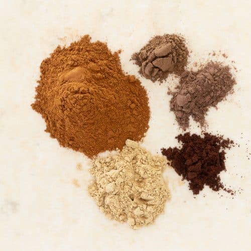 Pumpkin pie spice ingredients.