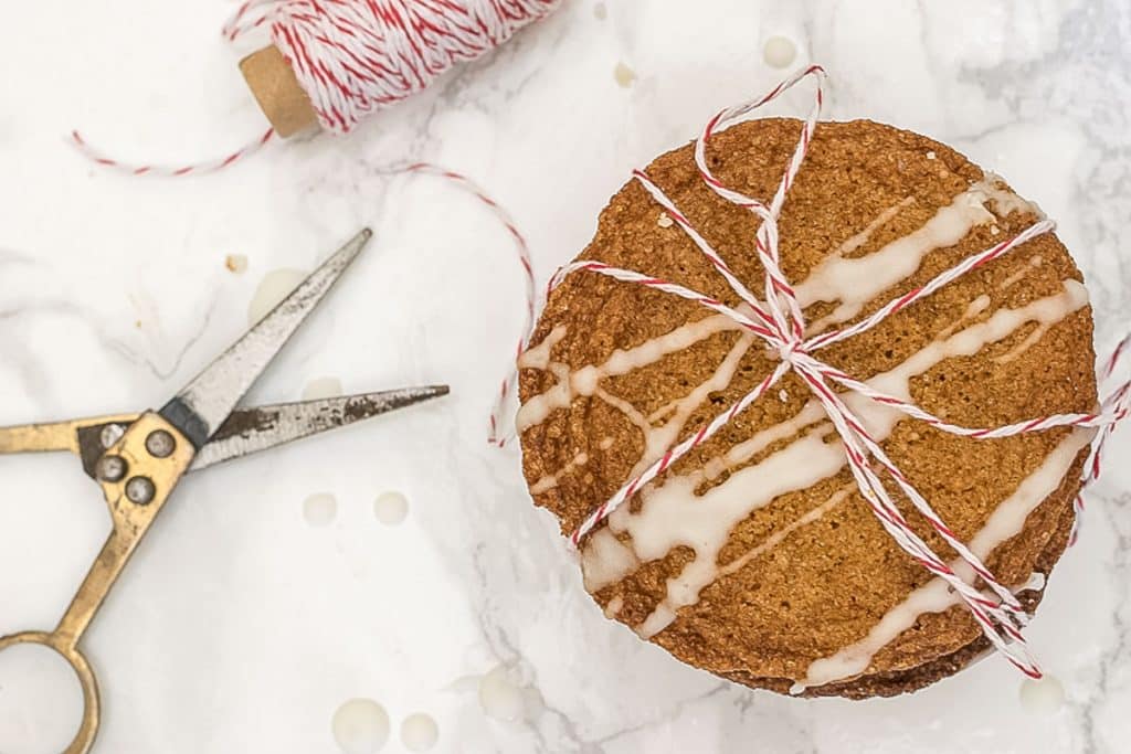 ginger molasses crisps.