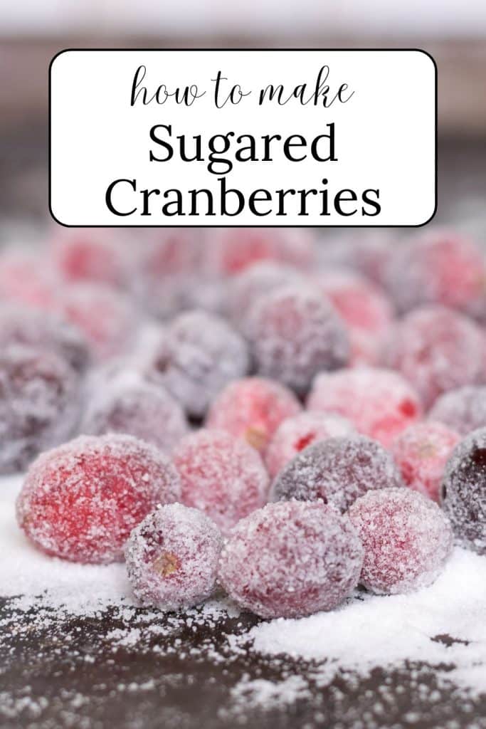 Sugared cranberries.