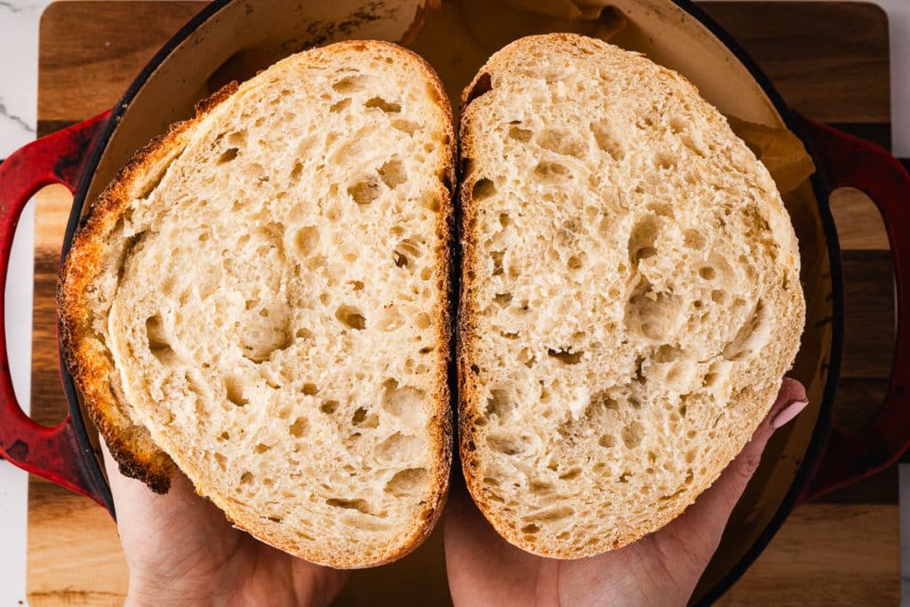 Sourdough Bread baked following this easy sourdough bread recipe.