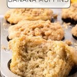 Sourdough Discard Banana Muffins