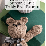 Knit Teddy Bear Pattern