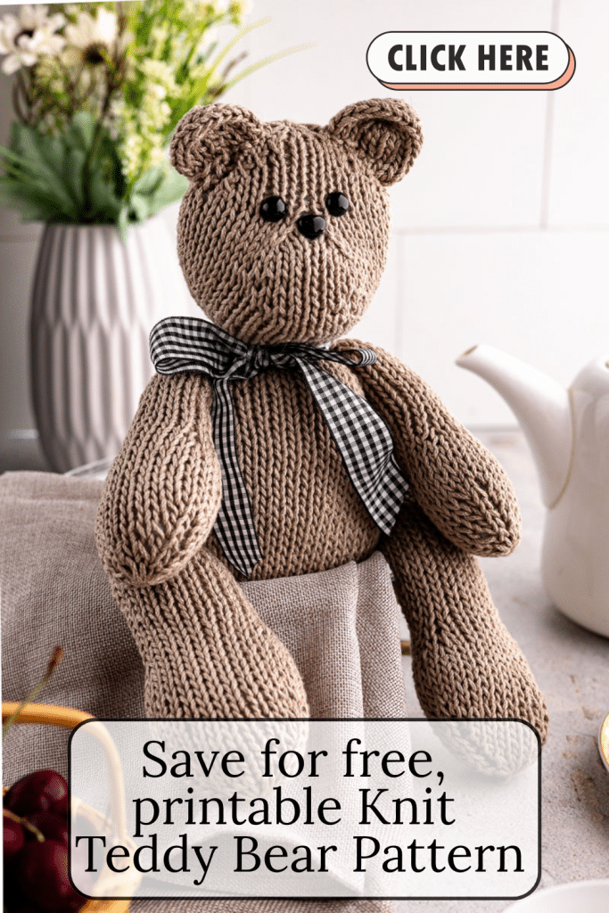 Knit Teddy Bear Pattern