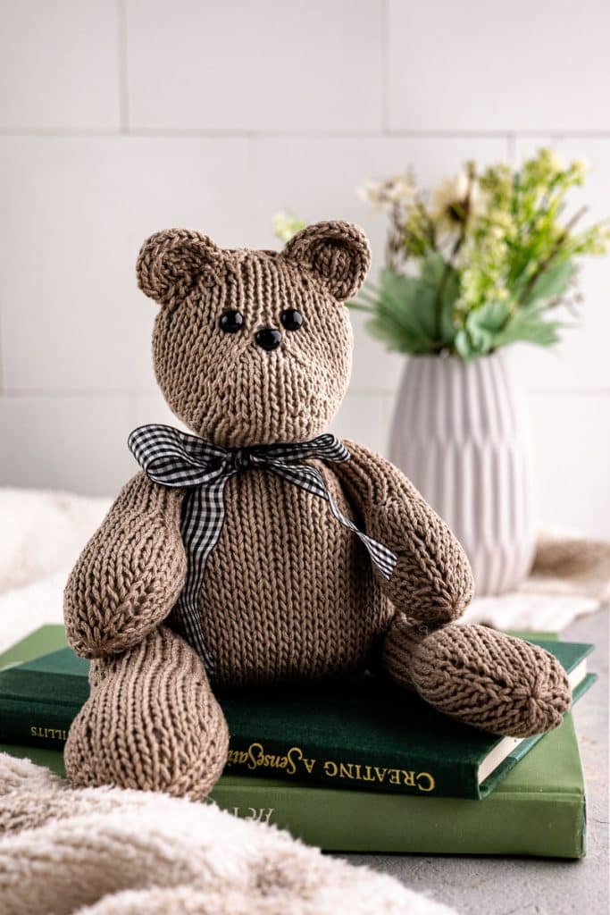 Knit Teddy Bear.