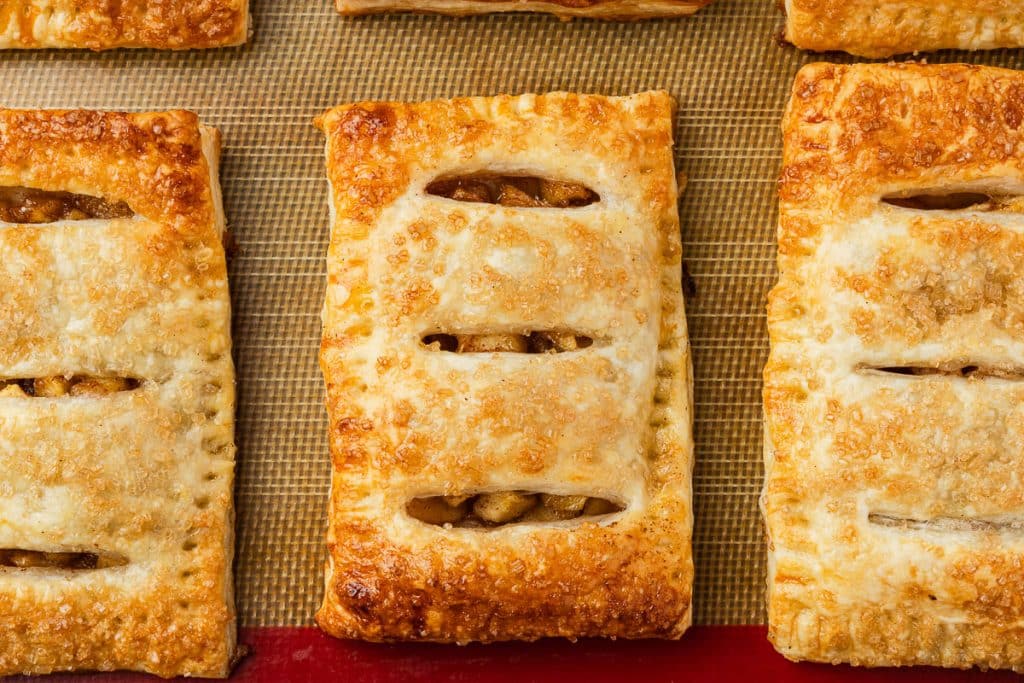 PUff Pastry Apple Hand P ies.