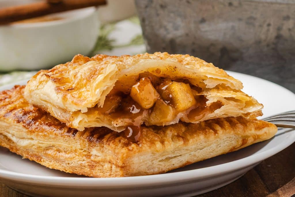 PUff Pastry Apple Hand P ies.