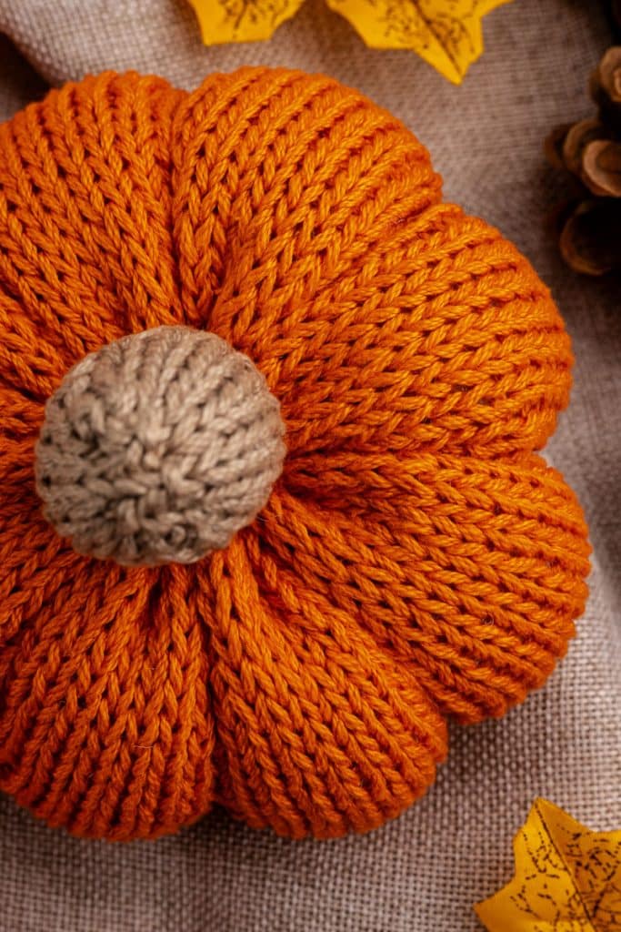 knit pumpkin