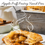 apple puff pastry hand pies.