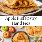 apple puff pastry hand pies.