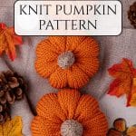 Knit Pumpkins