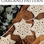 Crocheted Star Garland