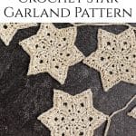 Crocheted Star Garland