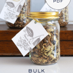 Jars of Masala Chai.