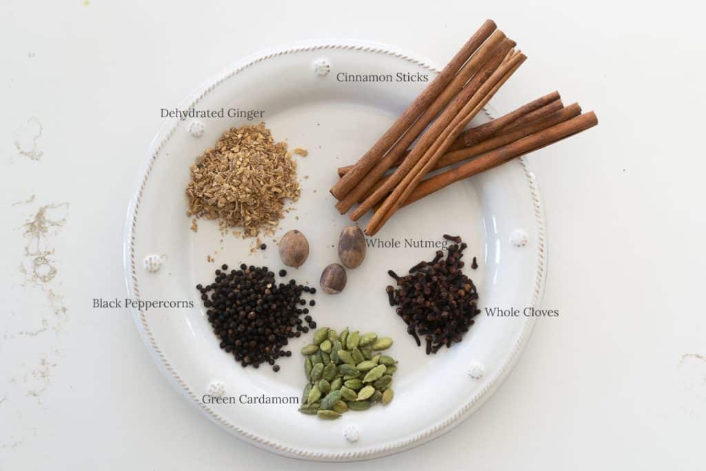 Spices used in this recipe.