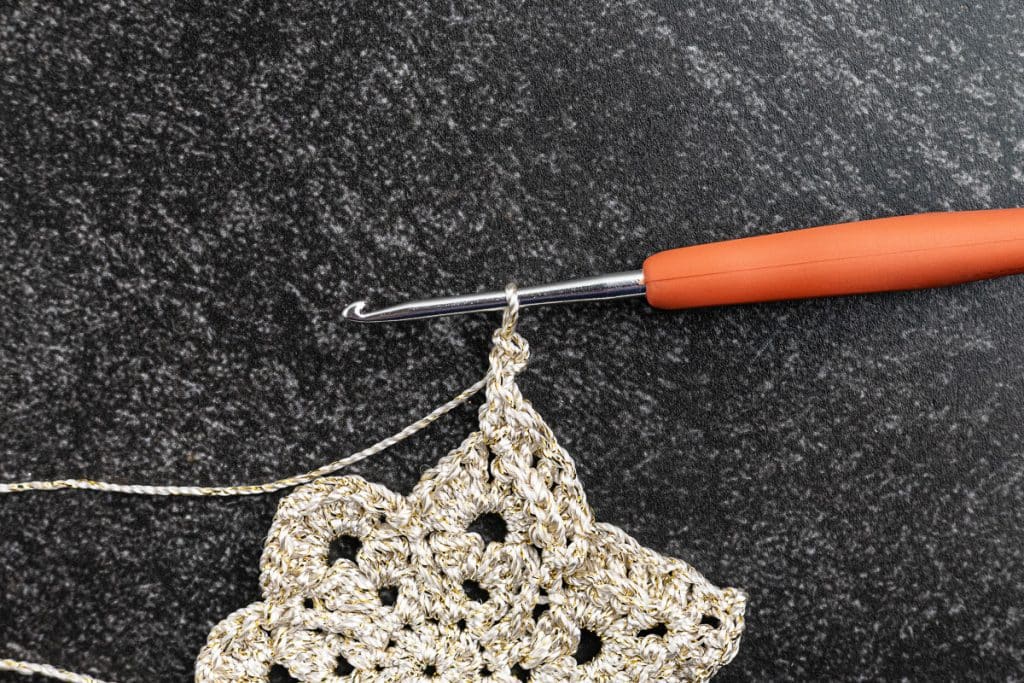 creating the points on the star.