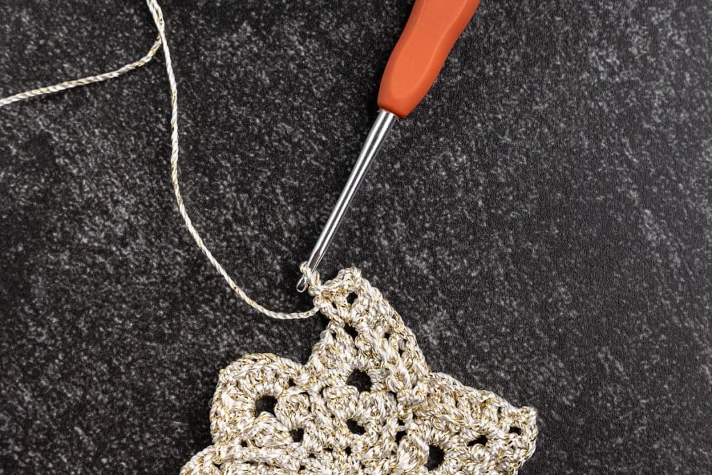 creating the points on the star.