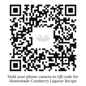 cranberry liqueur QR code