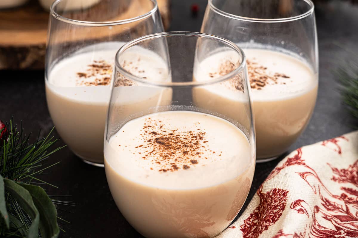 Spiked Eggnog &middot; Nourish and Nestle