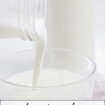 Milk Kefir in a glass.