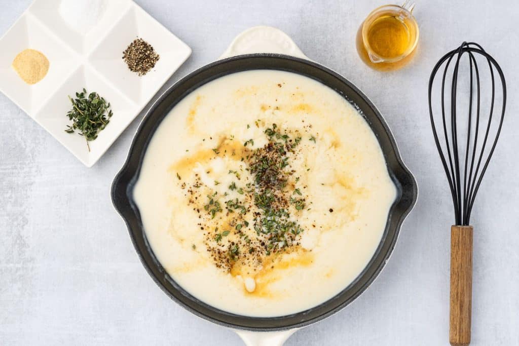 add spices to sauce.