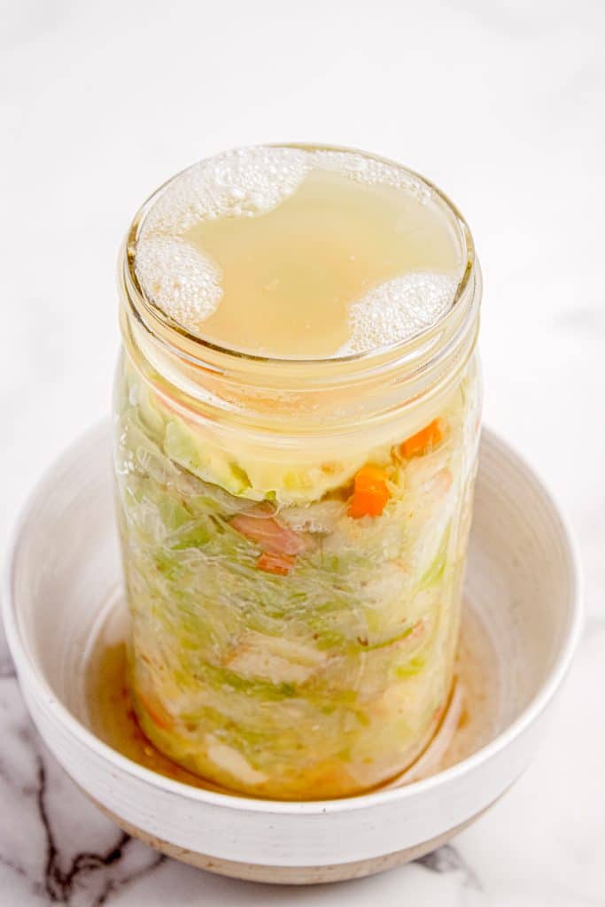 fermenting happening.