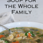 Hearty Chicken Soup in a bowl.