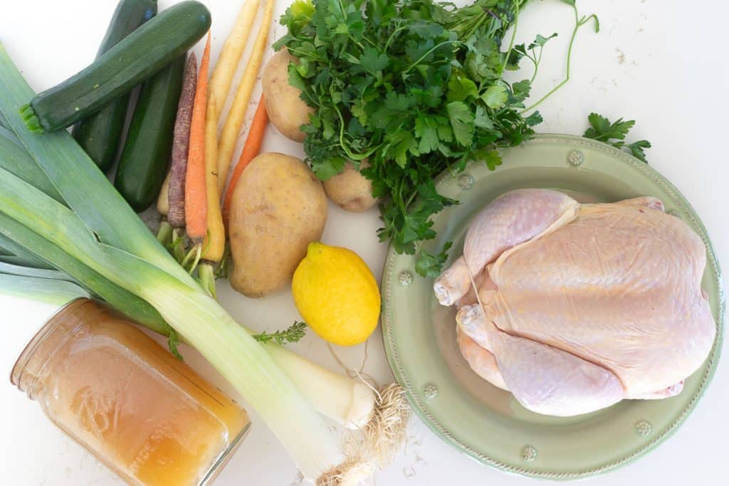 Ingredients of Hearty Chicken Soup