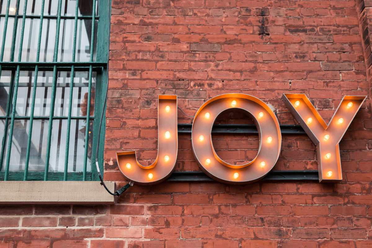 joy sign.