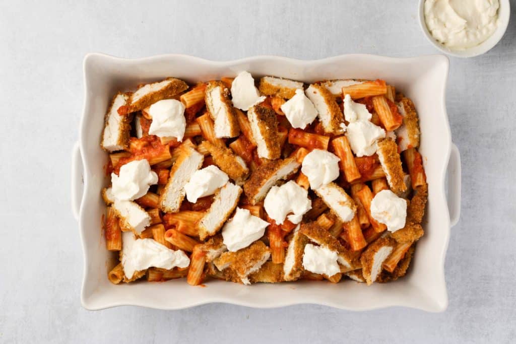 Ricotta dollops
