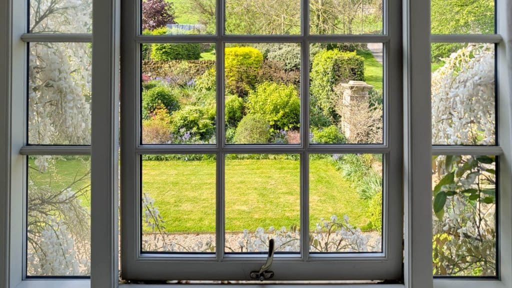 view through a window