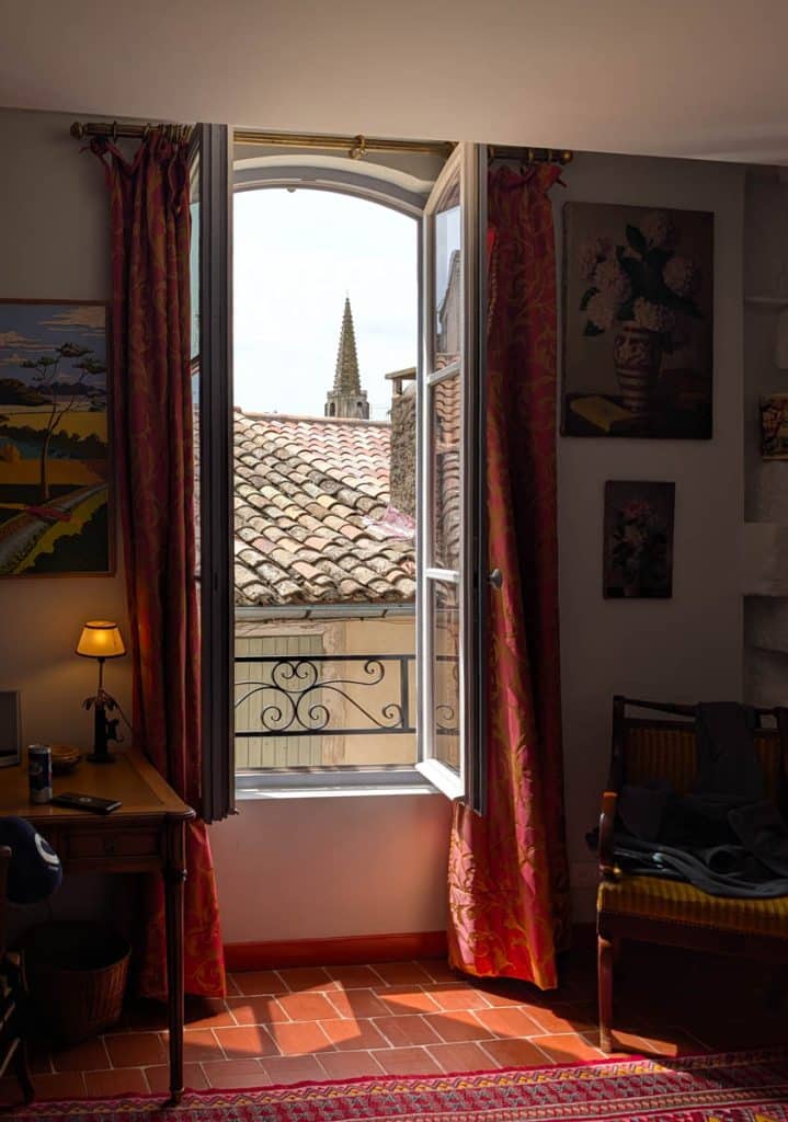 view through a window