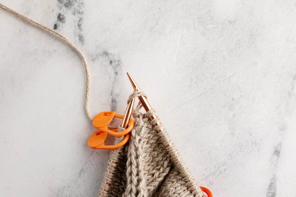 Knit to marker