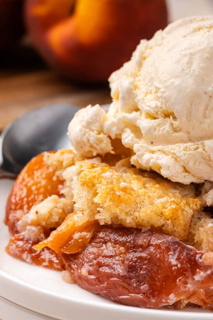 peach cobbler