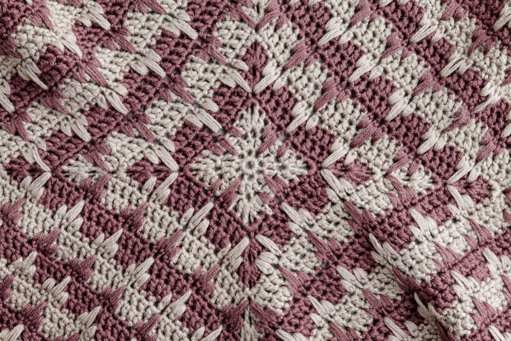 Part of the finished square.