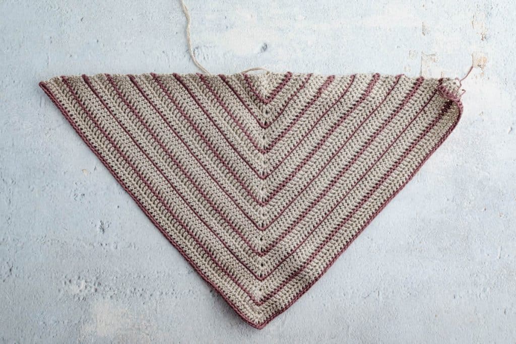 One of the triangles.