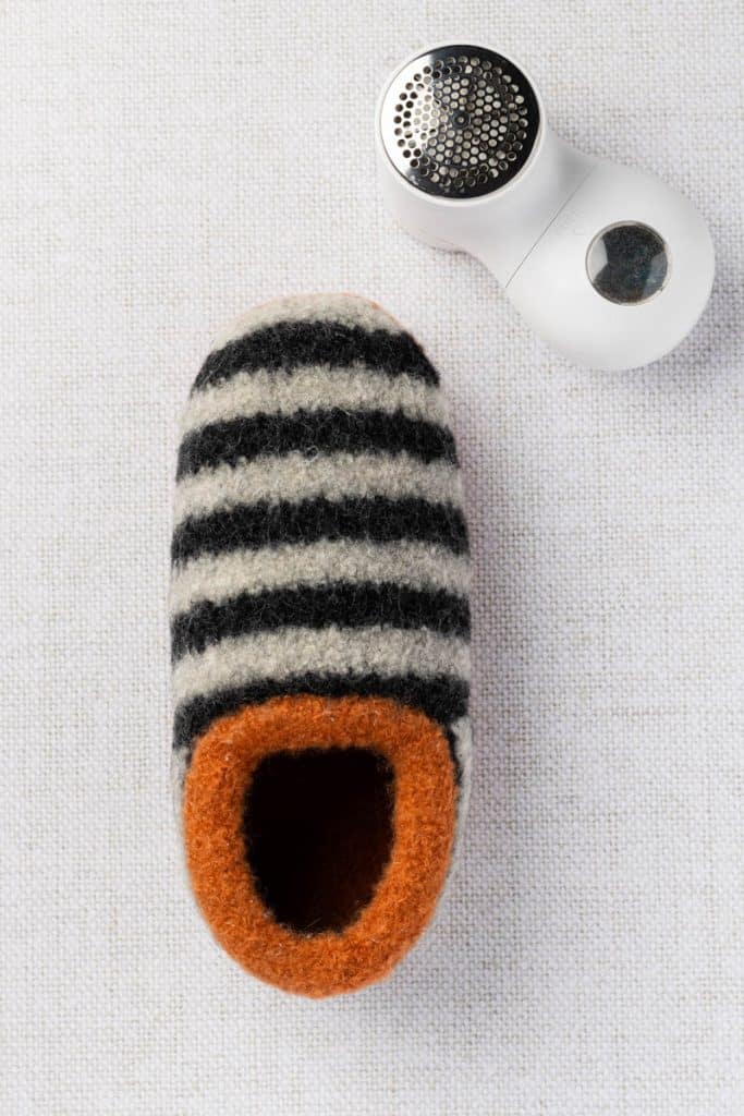 Striped Sailor Slippers.